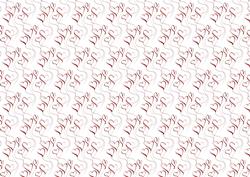 Love Heart Doodles Backing Paper