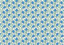Nouveau Flowers Backing Paper