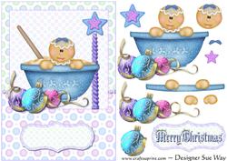 Christmas Cookie Mix Card Front and Decoupage