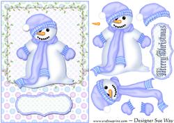 The Snowman Card Front