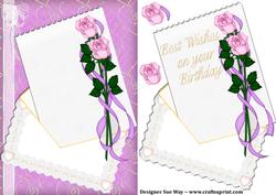 A Birthday Letter Quick Card