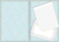 The Letter Insert Blue