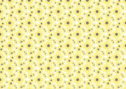 Pale Yellow Flowers Backing Paper