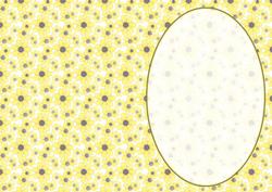 Pale Yellow Flowers Insert