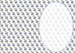 Blue Daisies Insert