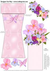 Pretty Flowers Flower Pot Card