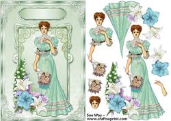 Bouquet for the Lady Decoupage