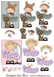 Little Beauties Toppers and Decoupage