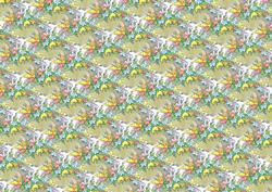 Flower Full Backing Paper