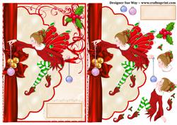Chritmas Fairy Envelope Card