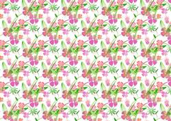 Spring Flowers Backing Paper
