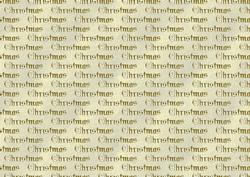 Gold Christmas Backing Paper