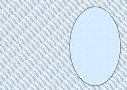 Pale Blue Happy Birthday Insert