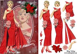Christmas Party Deco Dress Fashion Reflections Decoupage