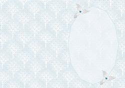 Sparkle Snow Trees Christmas Insert