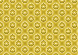 Gold Christmas Bauble Backing Paper