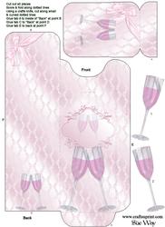 Celebration Glasses Cutlery Wrap
