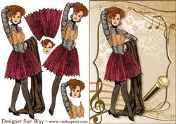 Material Girl Decoupage