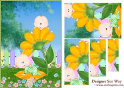 Flower Babies in the Garden Pyramid