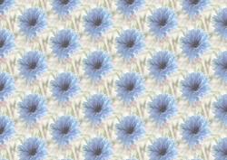 Tender Blue Cornflower Backing Paper