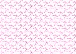 Pink Ribbon Backing Paper