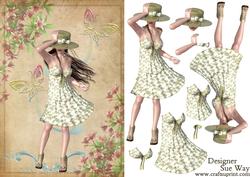 A Windy Day in Summer Decoupage