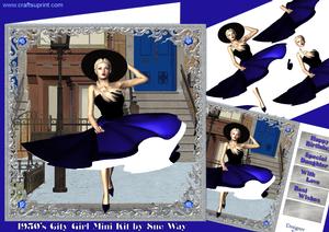 1950's City Girl Mini Kit