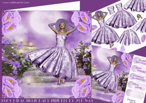 1950's Lilac Moon Lady Mini Kit