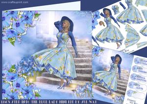 1950's Step Into the Blue Lady Mini Kit