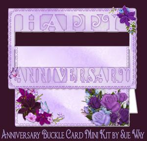 Anniversary Buckle Card Mini Kit