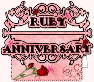 Ruby (light) Anniversary Buckle Card Mini Kit