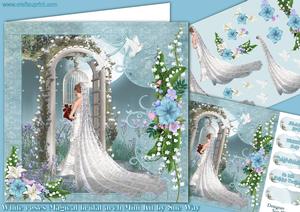 White Roses Magical Bridal Arch Mini Kit