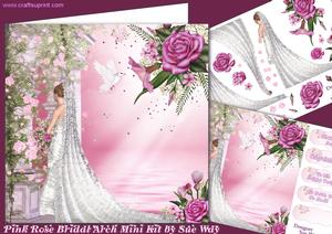 Pink Roses Bridal Arch Mini Kit