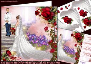 Red Roses Stairway Wedding Mini Kit