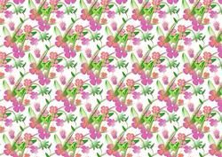 Flower Power Backing Paper