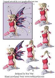 Funky Fairy Decoupage