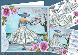 1950's Lady Pansy Blossom Dreams Mini Kit