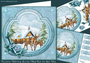 Festive Winter Scene Mini Kit