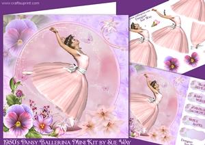 1950's Pansy Ballerina Mini Kit