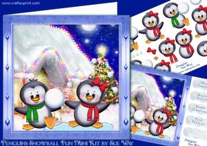 Penguins Snowball Fun Mini Kit