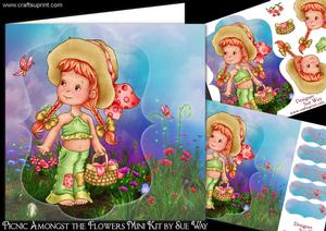 Picnic in the Flowers Bracket Topper Mini Kit