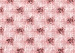 Faded Red Texture and Floral Swirls Backing Paper