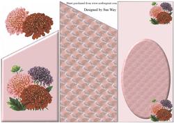 Carnation Cascade or Tri-fold Card