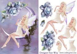 Fairy Moonbeam Wishes Decoupage
