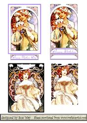 Art Nouveau ~ Art Deco Toppers