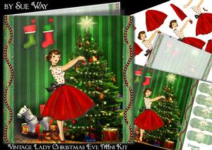 Vintage Lady Christmas Eve Mini Kit