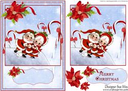Mr and Mrs Claus Go Skating