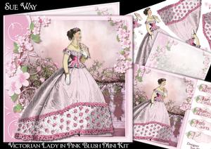 Victorian Lady in Pink Blush Mini Kit