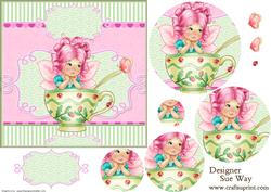 Fairy in a Teacup Pyramid
