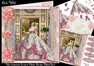 Victorian Lady Pink Rose Mini Kit